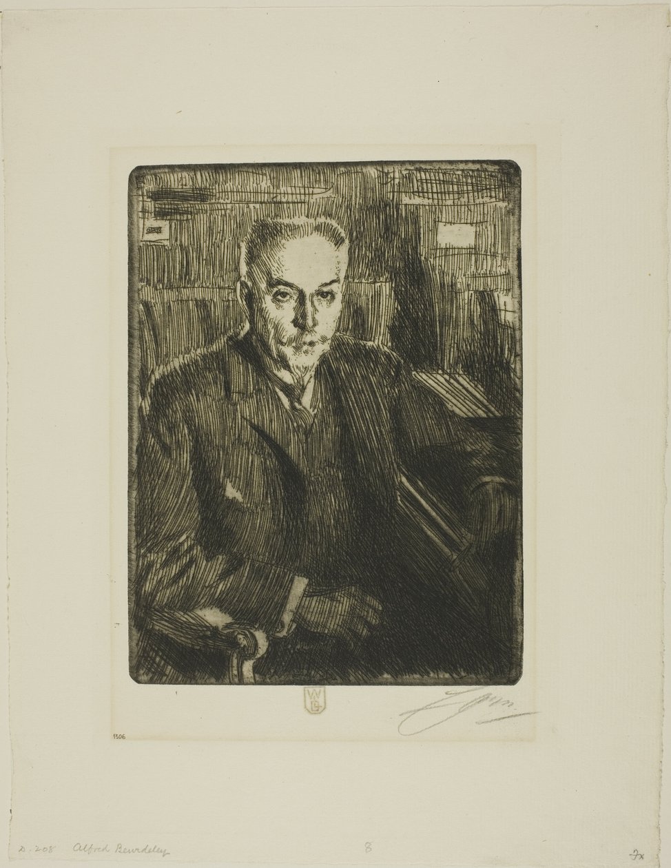 Alfred Beurdeley av Anders Leonard Zorn