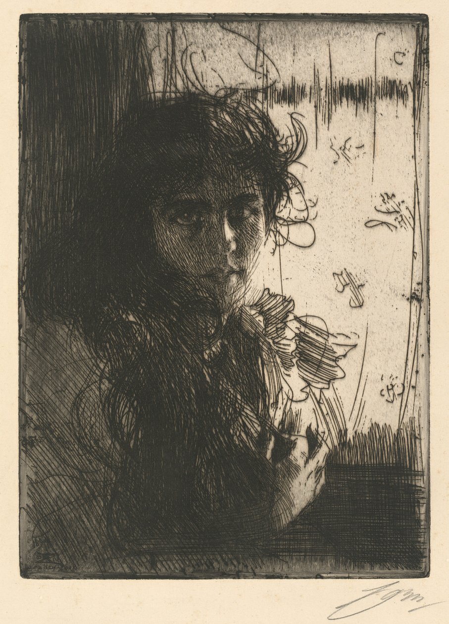 En irsk jente av Anders Leonard Zorn