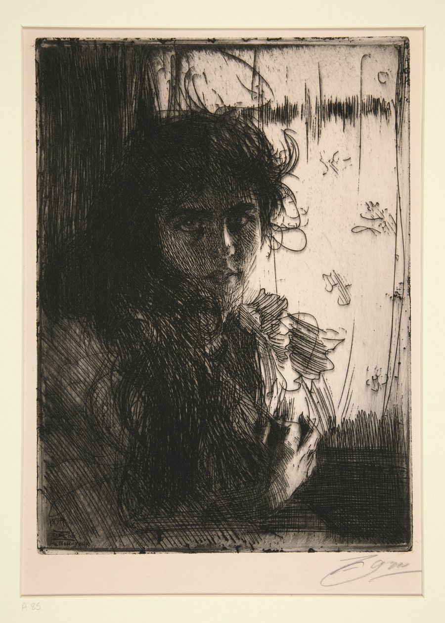 En irsk jente eller Annie av Anders Leonard Zorn
