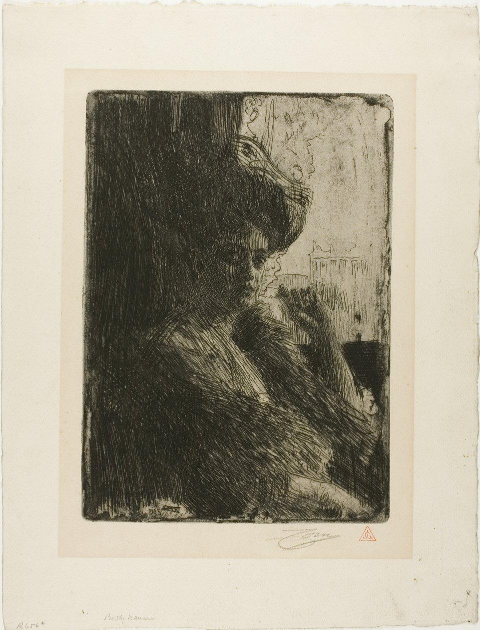Betty Nansen av Anders Leonard Zorn