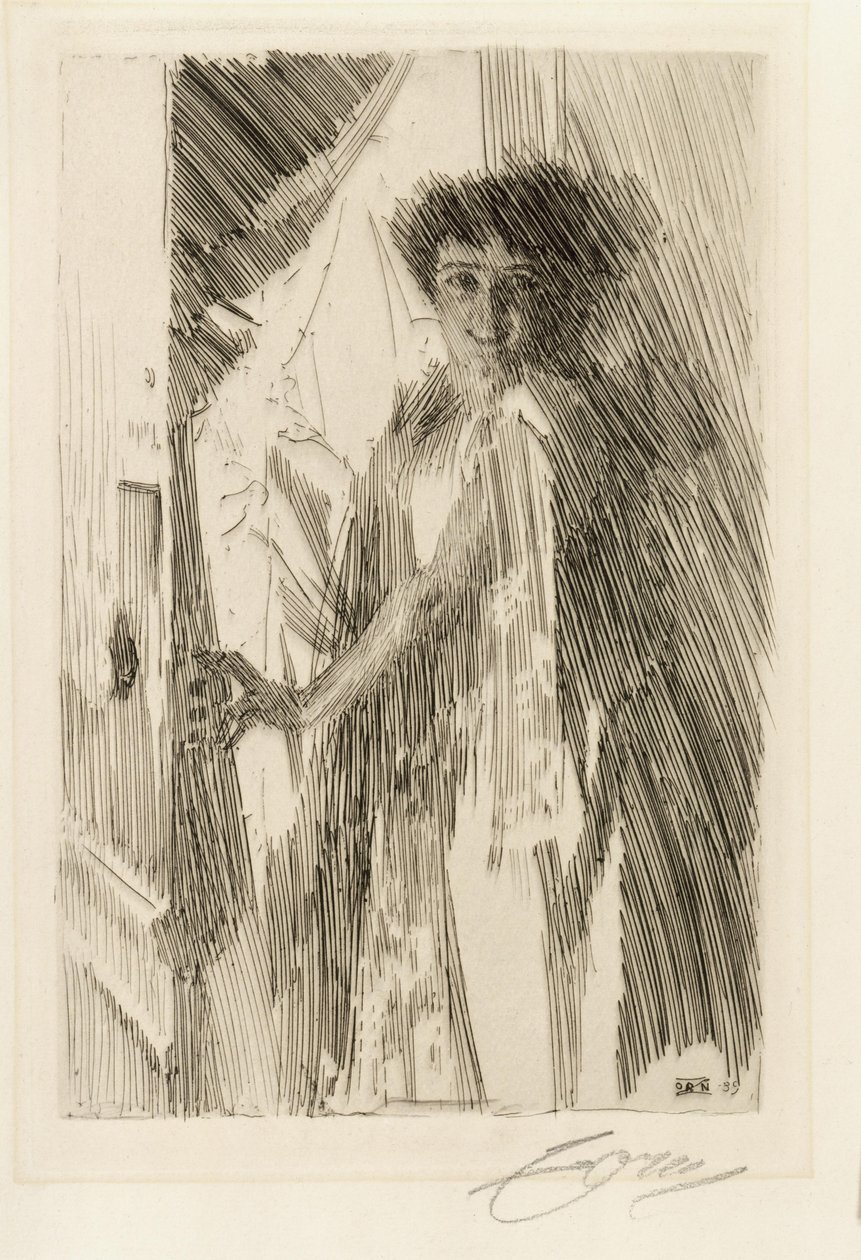 Portrett av danserinnen Rosita Mauri av Anders Zorn
