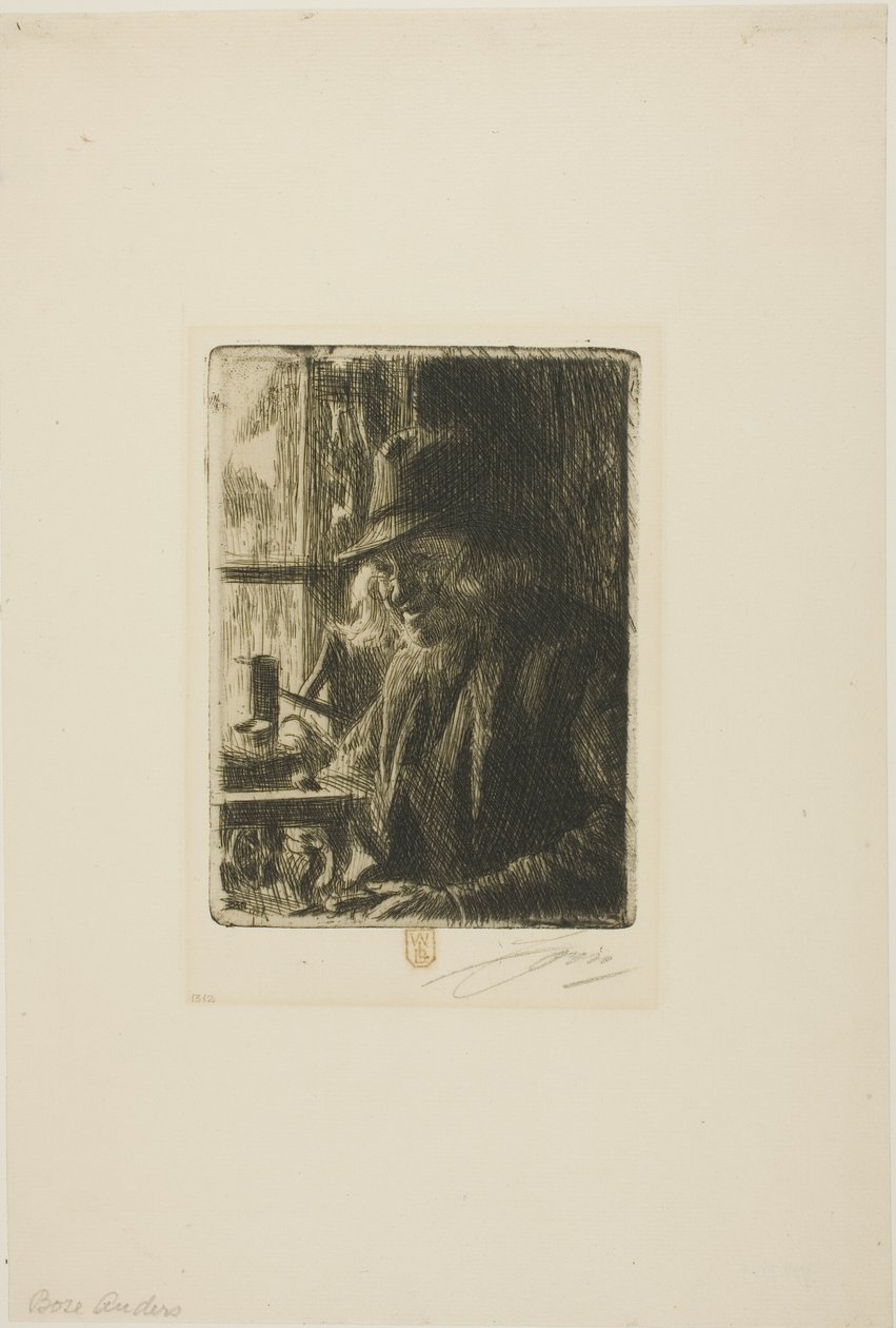 Bosl Anders, Urmaker på Mora av Anders Leonard Zorn