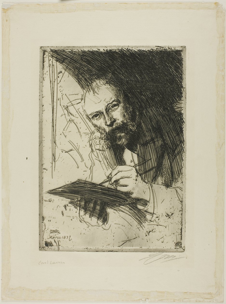 Carl Larsson av Anders Leonard Zorn