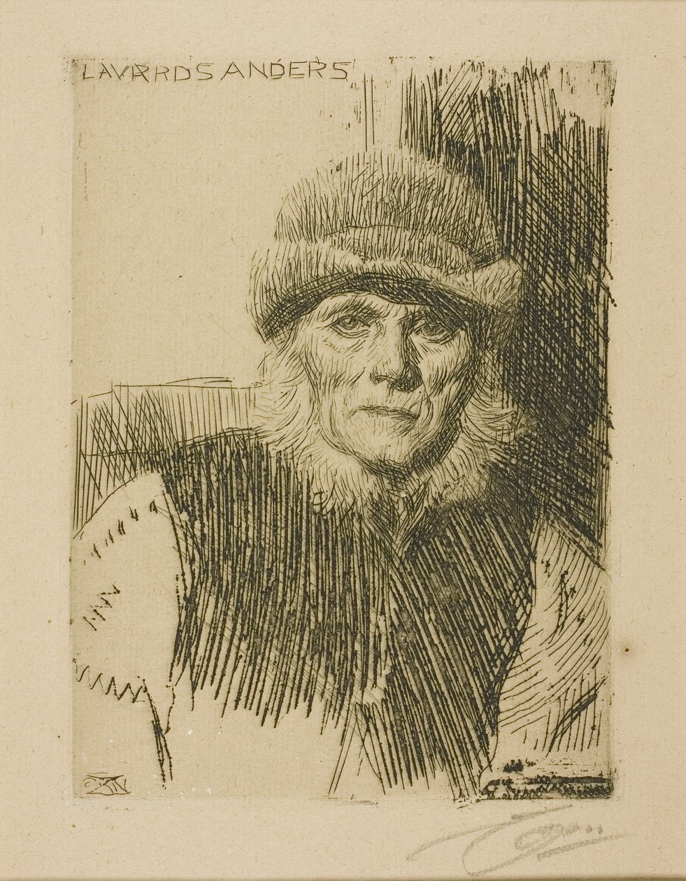 Dalecarlian Peasant (Lavards Anders) av Anders Leonard Zorn