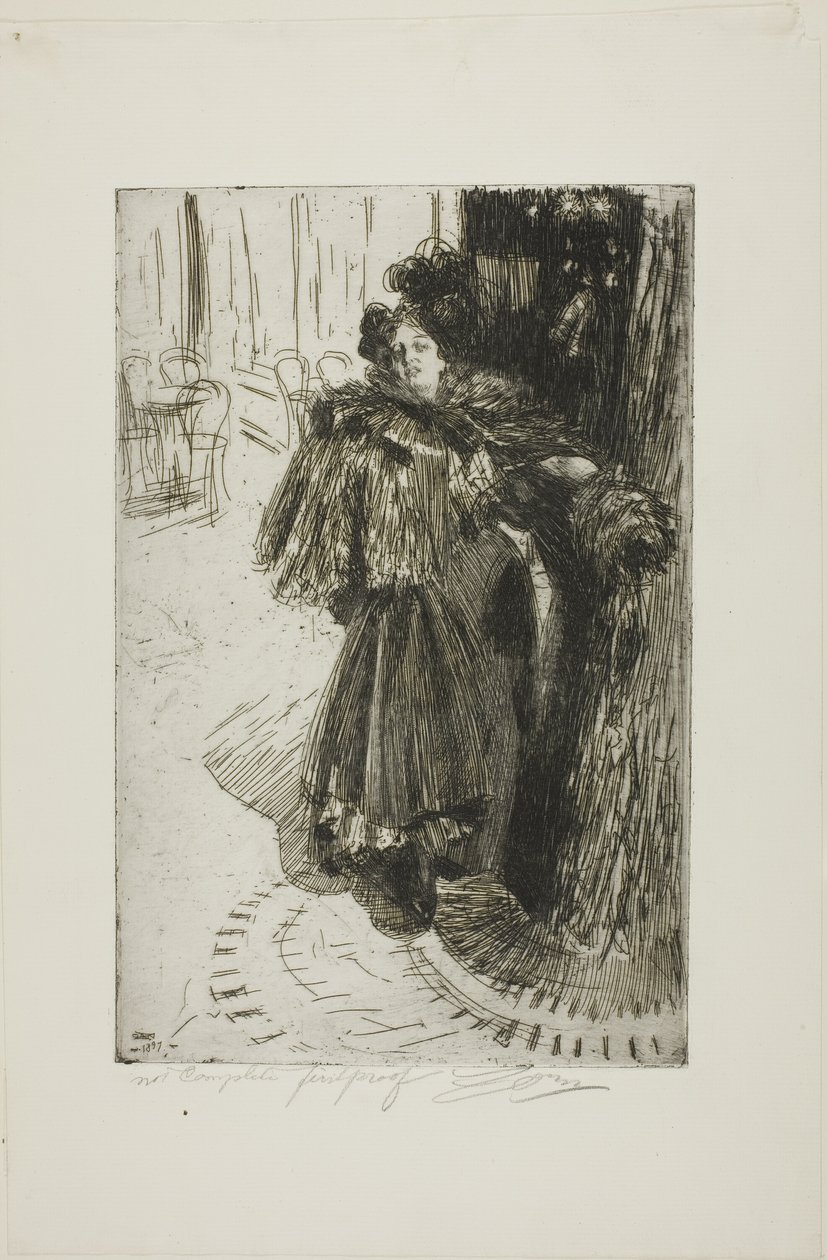 Natteffekt III av Anders Leonard Zorn