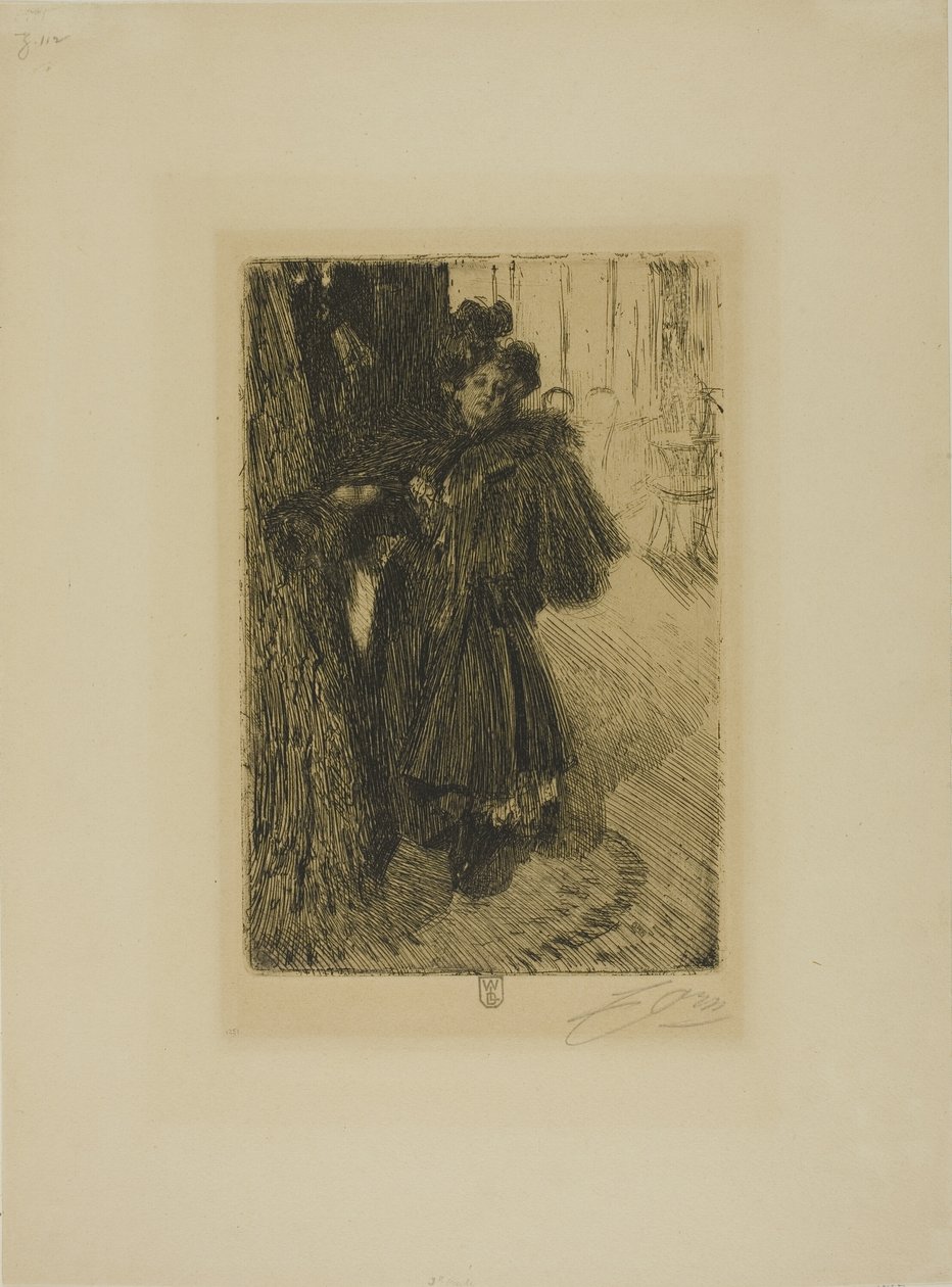Natteffekt II av Anders Leonard Zorn