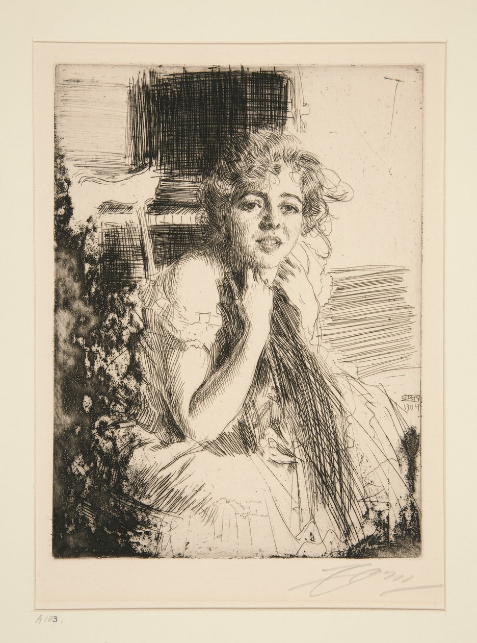 Emma Rasmussen av Anders Leonard Zorn