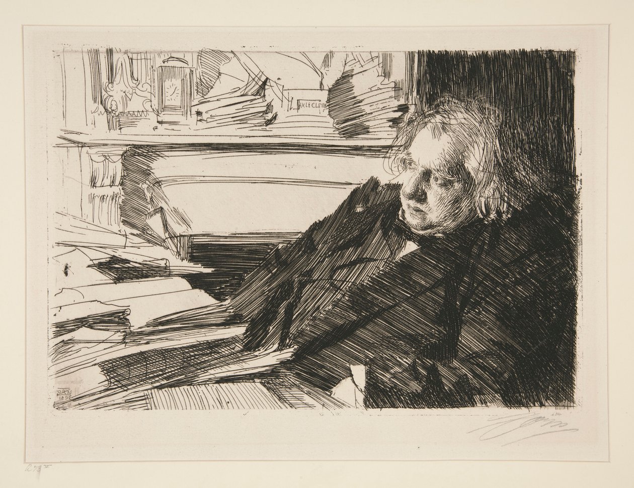 Ernest Renan av Anders Leonard Zorn