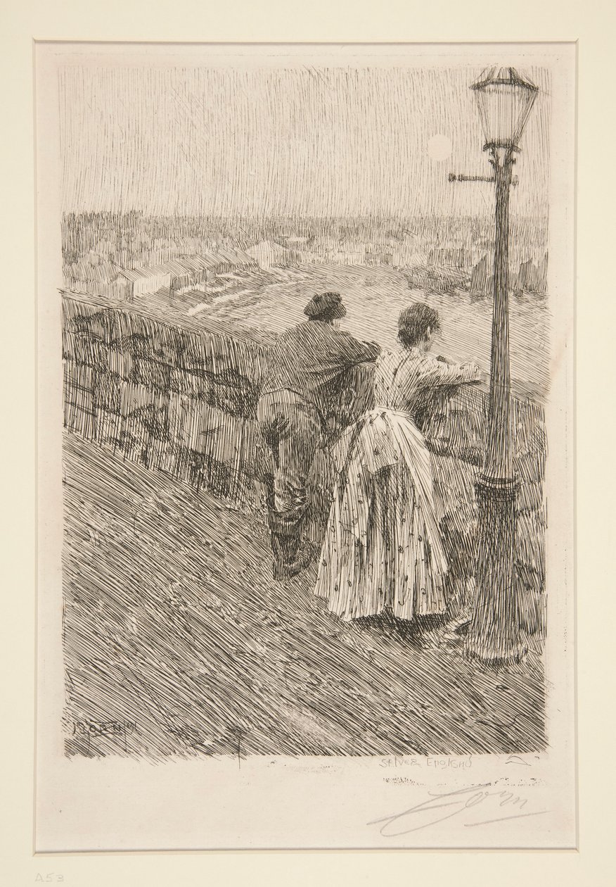 Fisker ved St. Ives av Anders Leonard Zorn