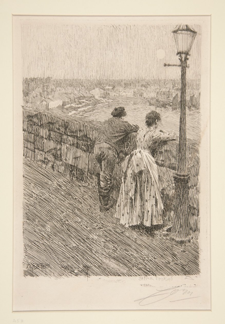Fisker i St. Ives av Anders Zorn