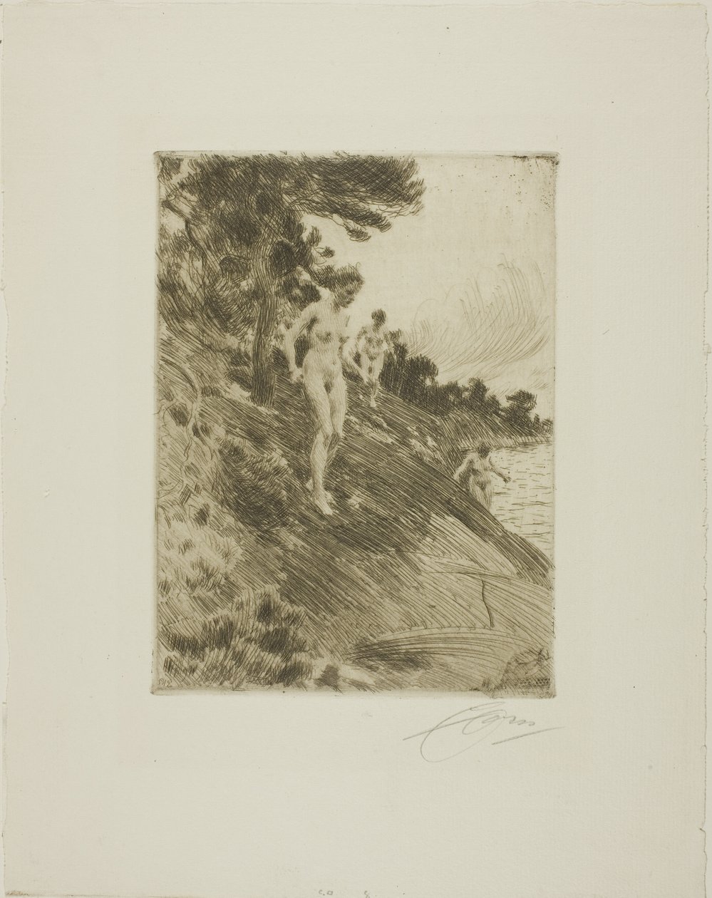 Skremt av Anders Leonard Zorn