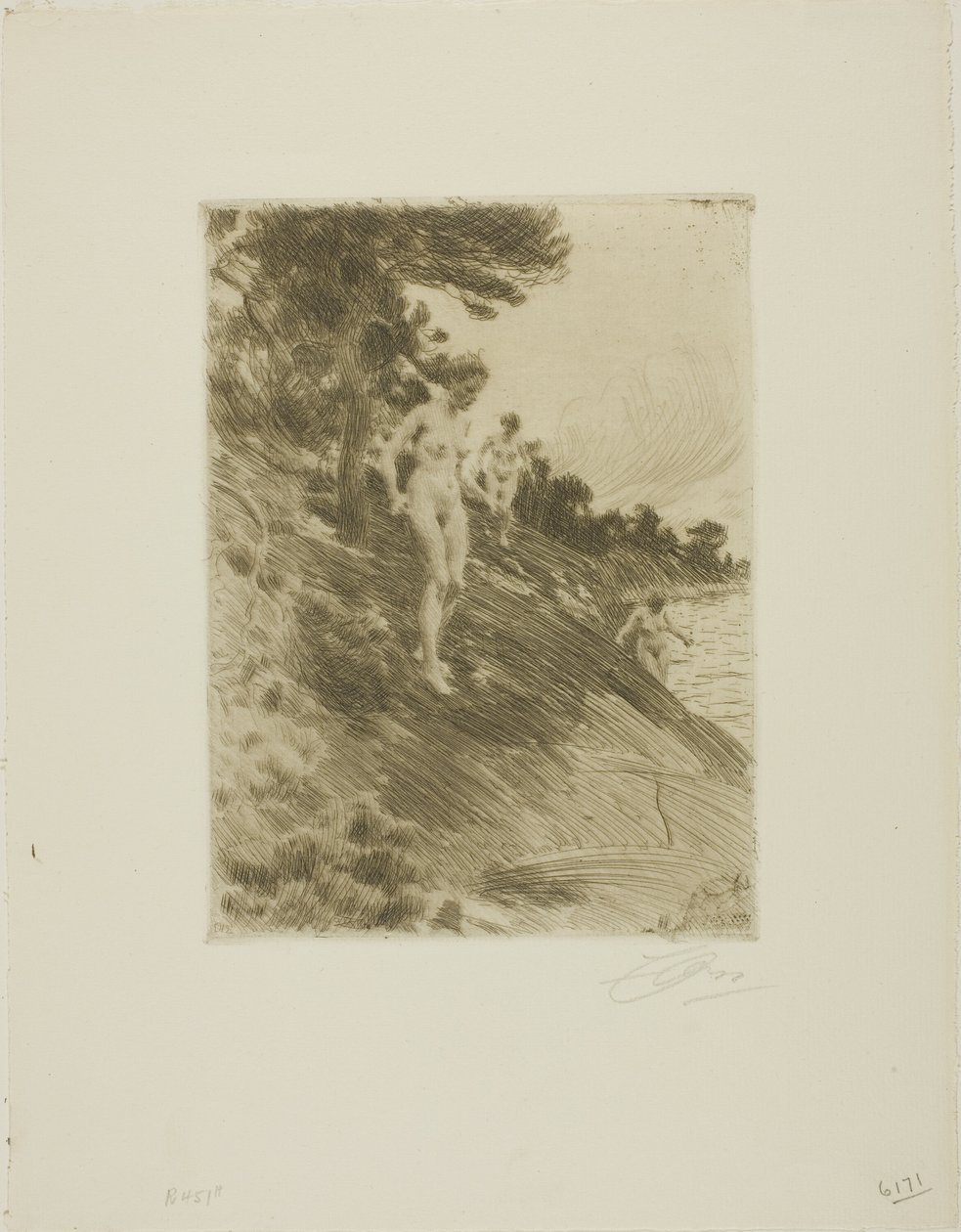 Skremt av Anders Leonard Zorn