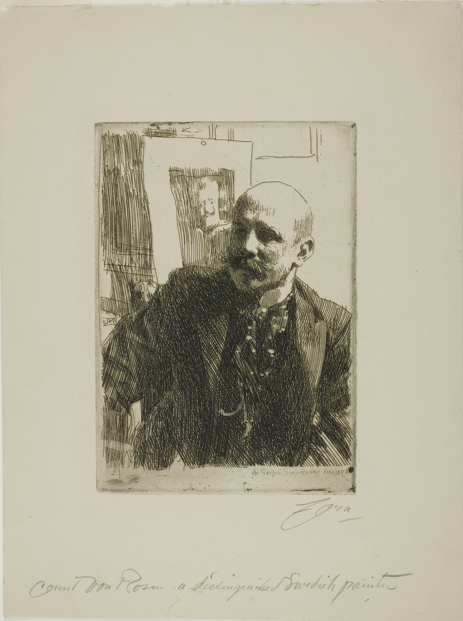 Georg av Rosen av Anders Leonard Zorn