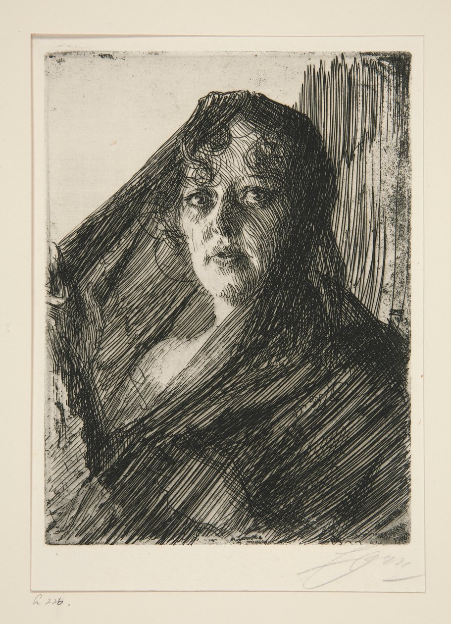 Gerda Lundequist av Anders Leonard Zorn
