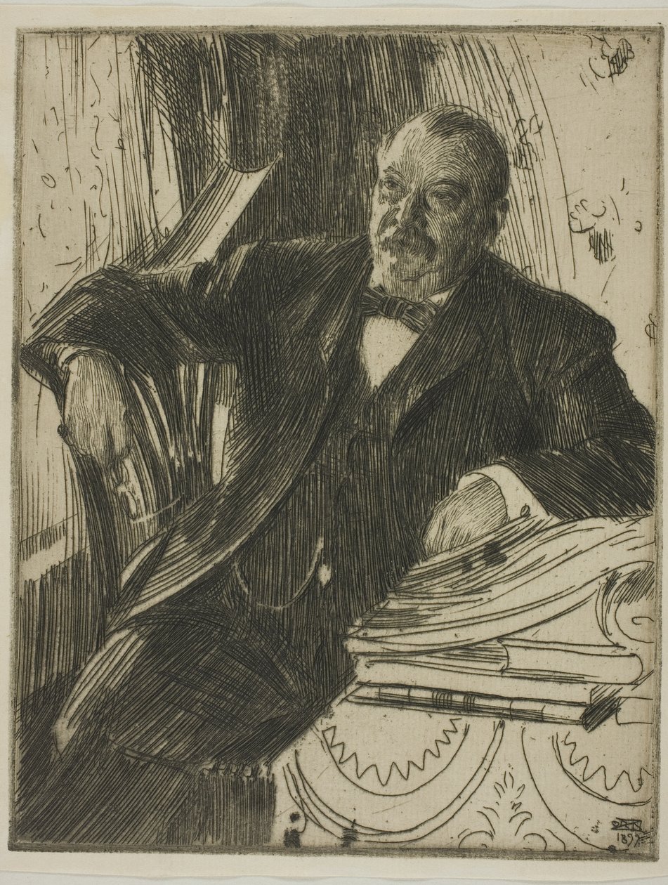 Grover Cleveland II av Anders Leonard Zorn
