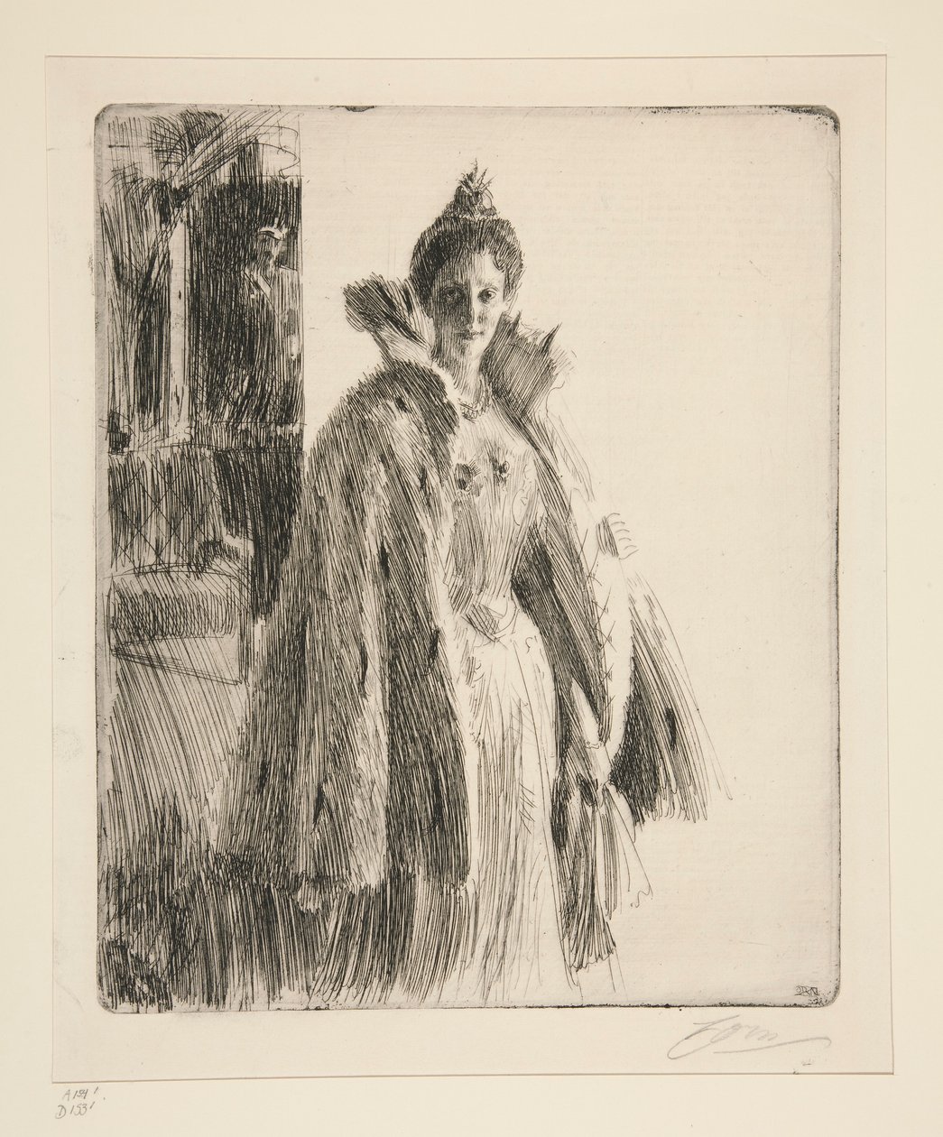 H.R.H. Prinsesse Ingeborg av Sverige II av Anders Leonard Zorn
