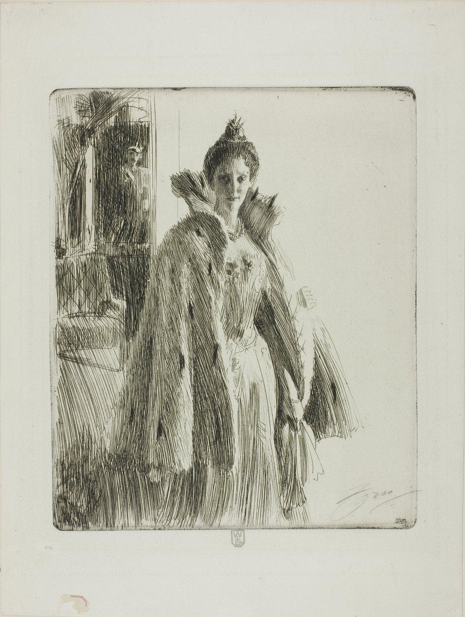 H. R. H. Prinsesse Ingeborg av Sverige II av Anders Leonard Zorn