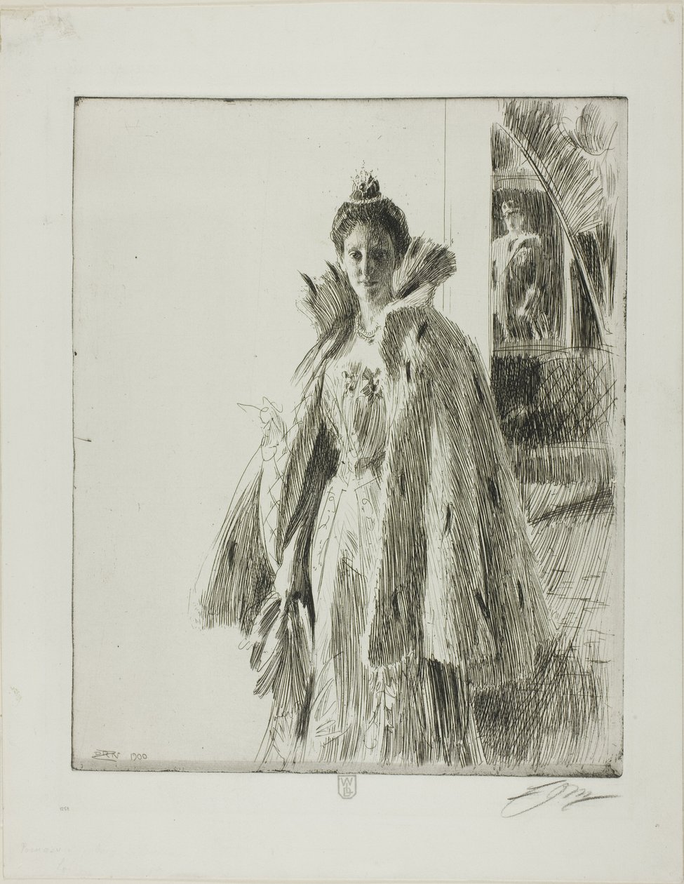 HKH Prinsesse Ingeborg av Sverige I av Anders Leonard Zorn