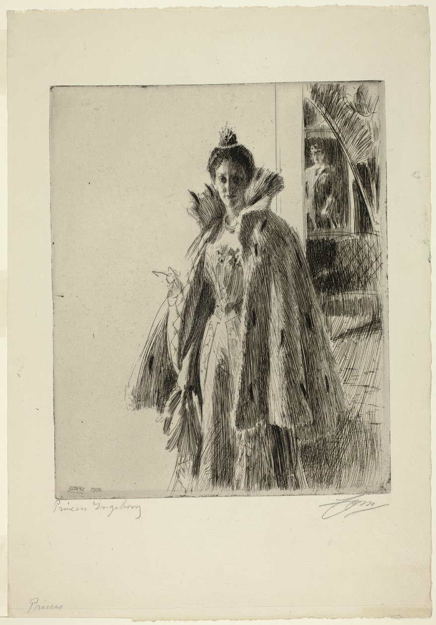 HKH Prinsesse Ingeborg av Sverige I av Anders Leonard Zorn