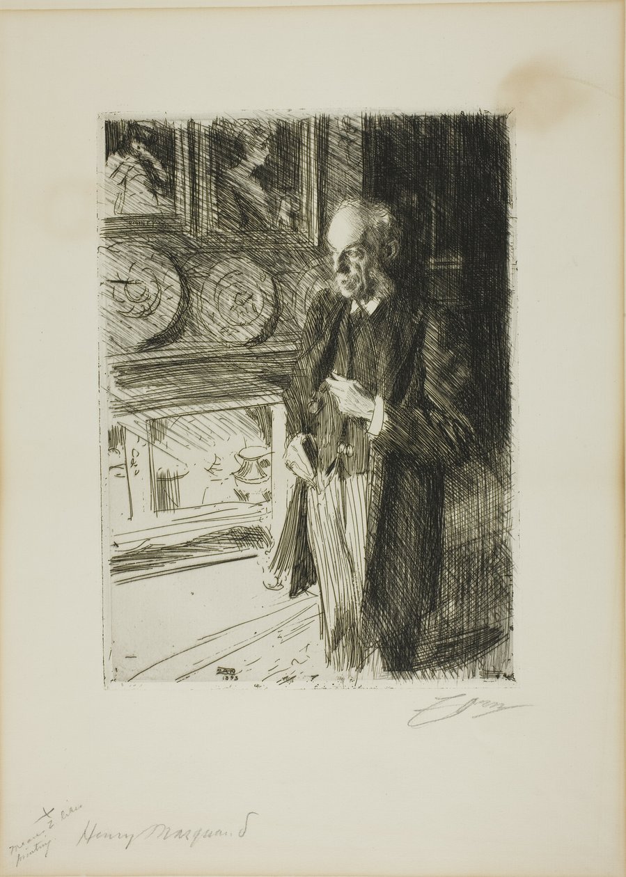 Henry Marquand av Anders Leonard Zorn