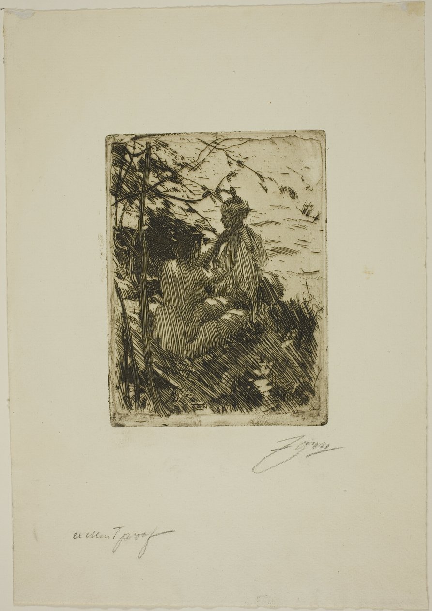 I åpen luft av Anders Leonard Zorn