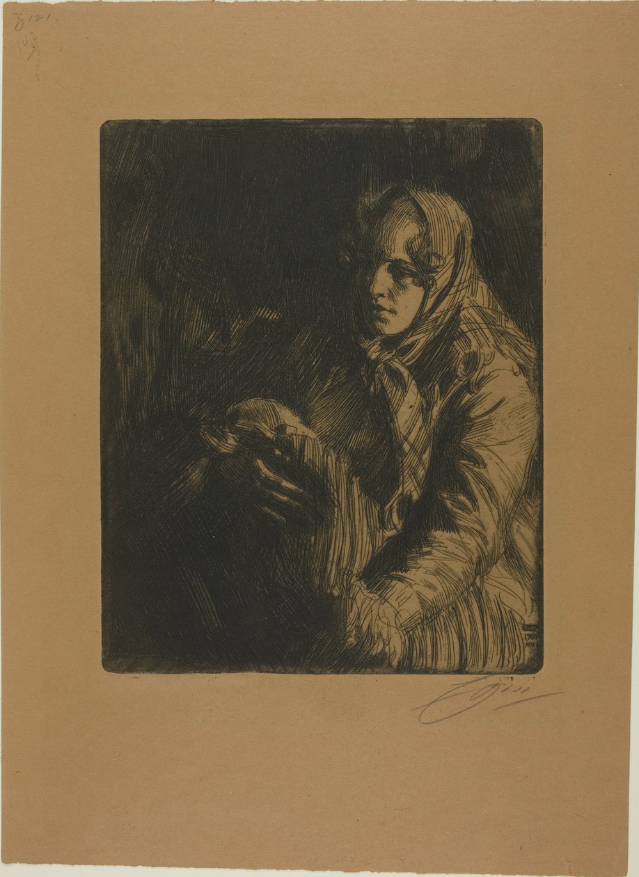 Madonna (en mor) av Anders Leonard Zorn