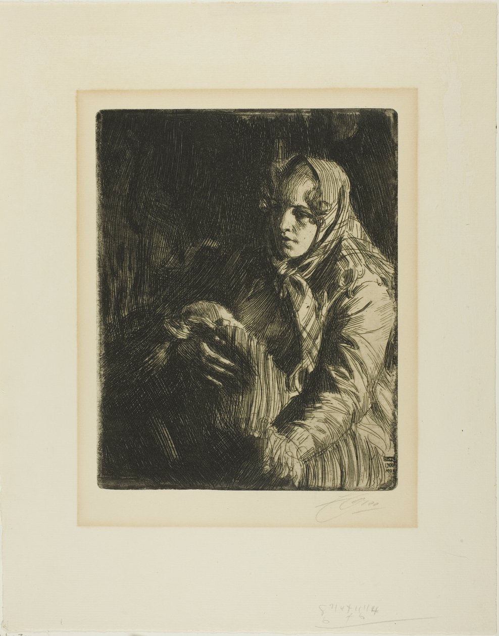 Madonna (en mor) av Anders Leonard Zorn