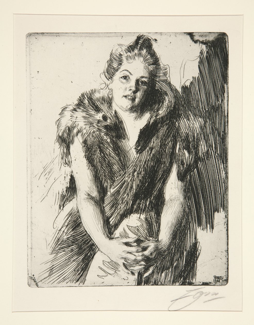 Maja von Heijne av Anders Zorn