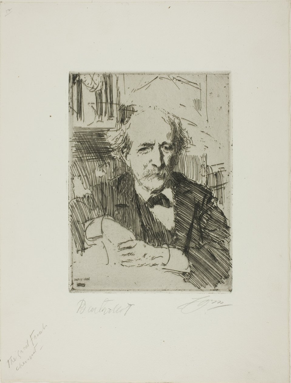 Marcellin Berthelot av Anders Leonard Zorn