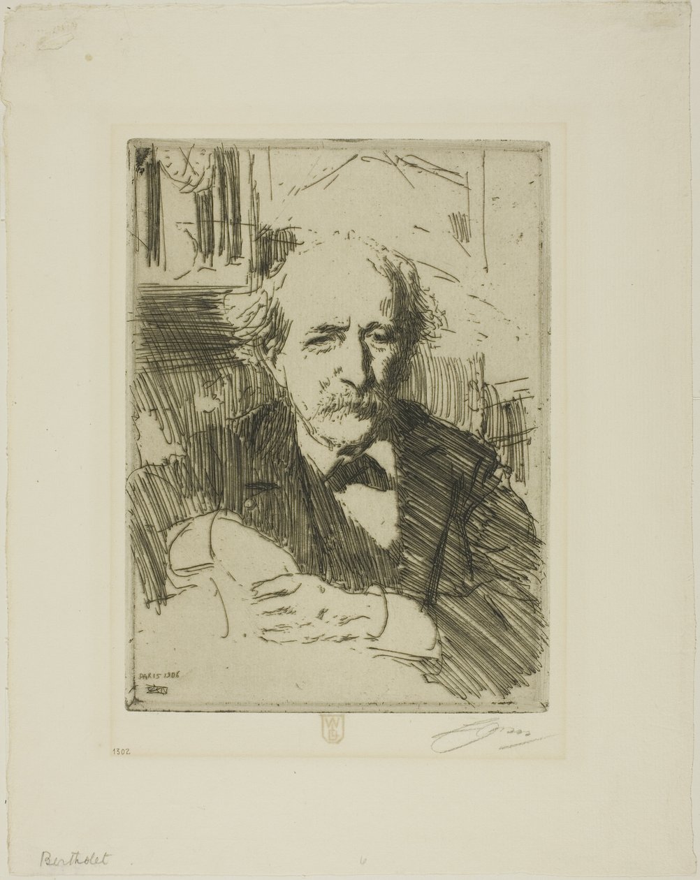 Marcellin Berthelot av Anders Leonard Zorn