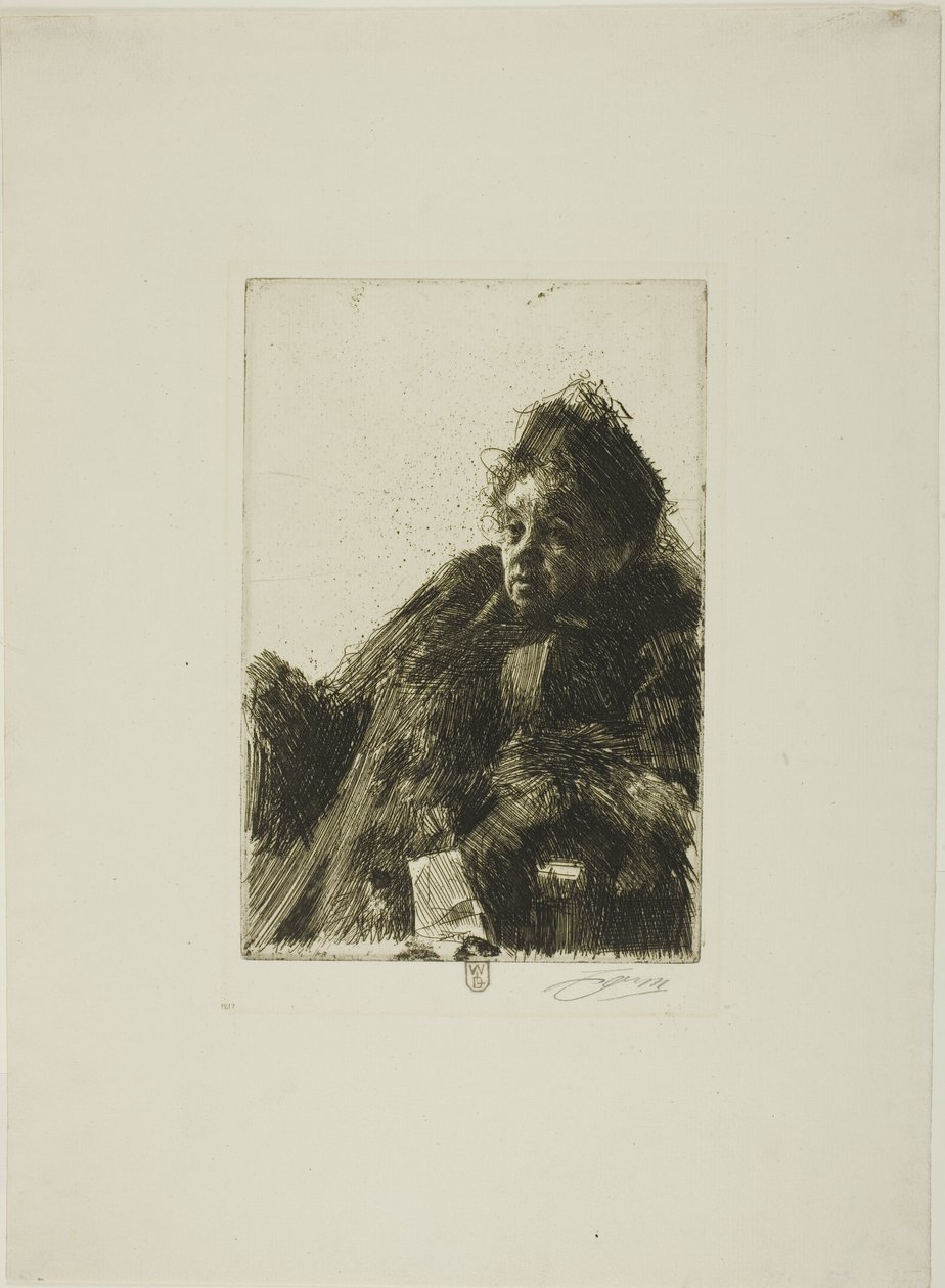 Fru Simon II av Anders Leonard Zorn