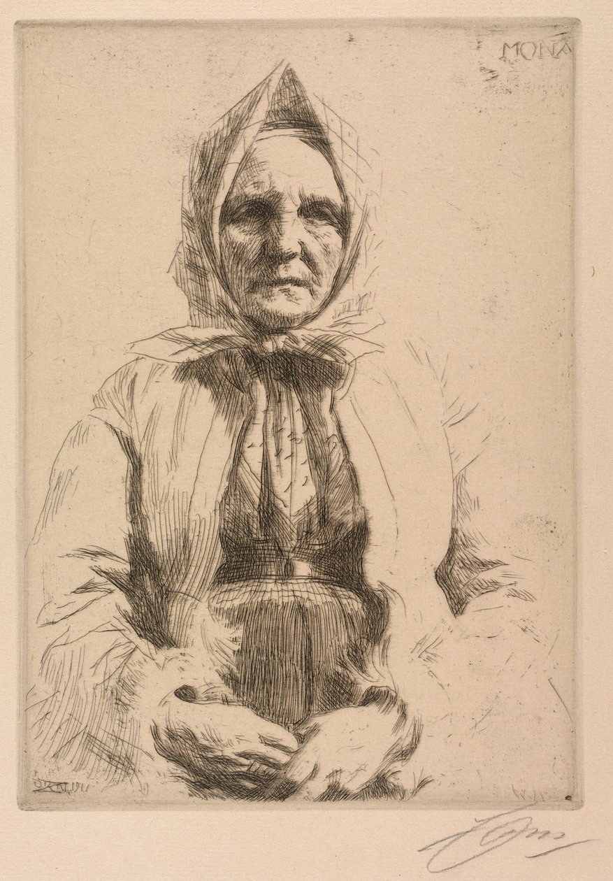 Mona av Anders Leonard Zorn
