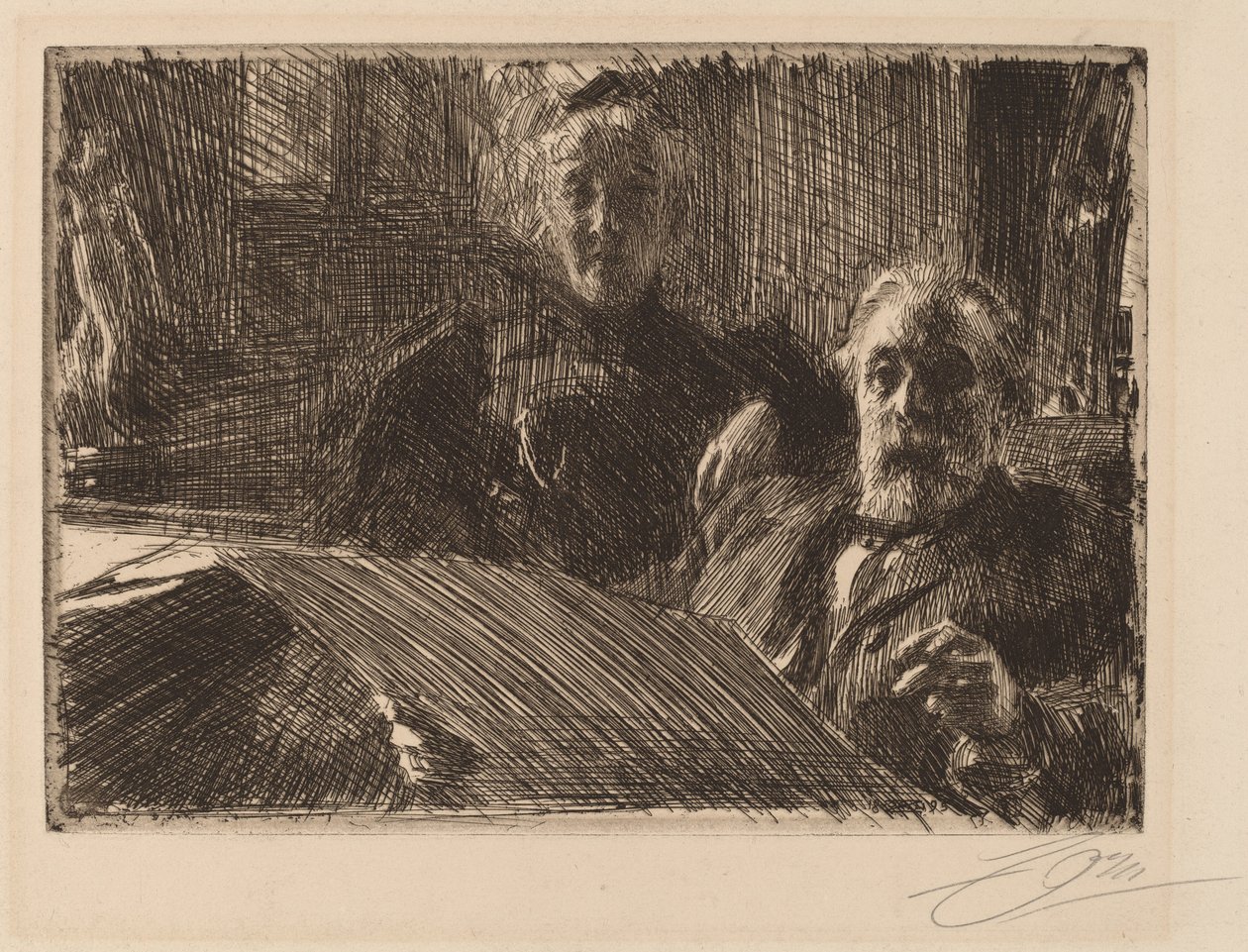 Herr og fru Furstenburg av Anders Leonard Zorn