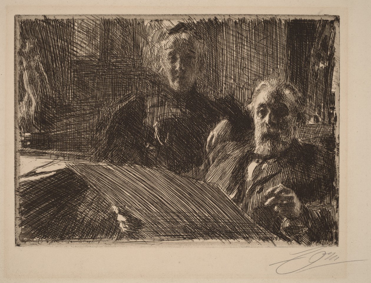 Herr og fru Furstenburg av Anders Zorn