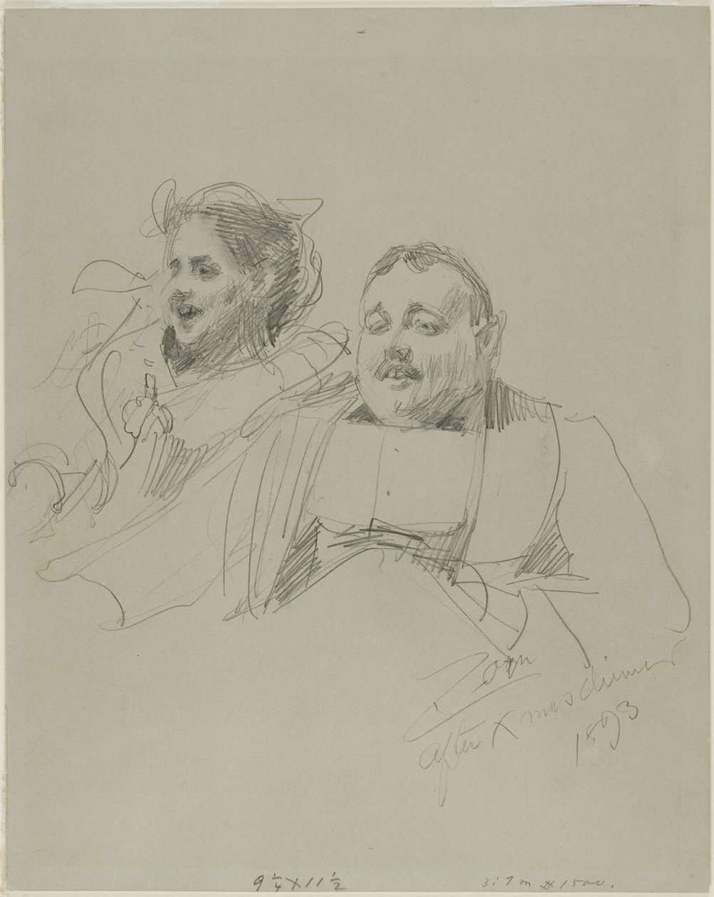 Mr. og Mrs. Raymond Johnson av Anders Leonard Zorn
