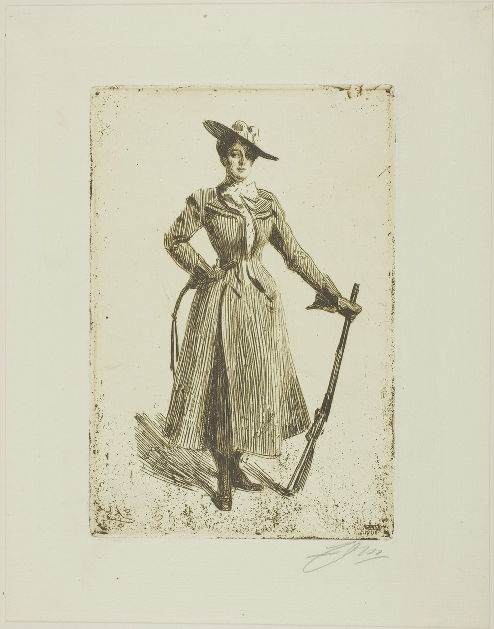 Mrs. Thompson Seton av Anders Leonard Zorn