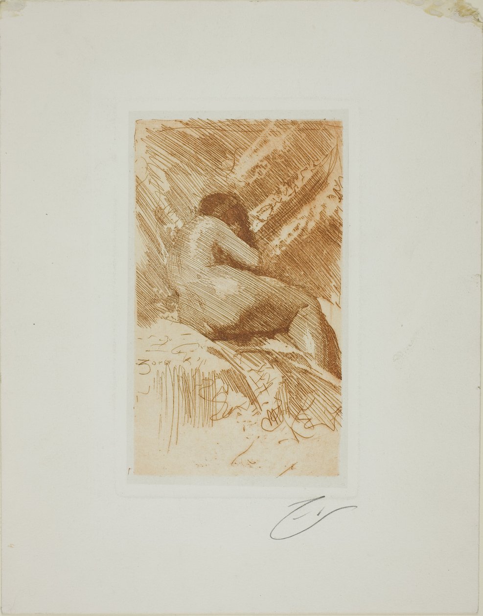 Nakenstudie av Anders Leonard Zorn