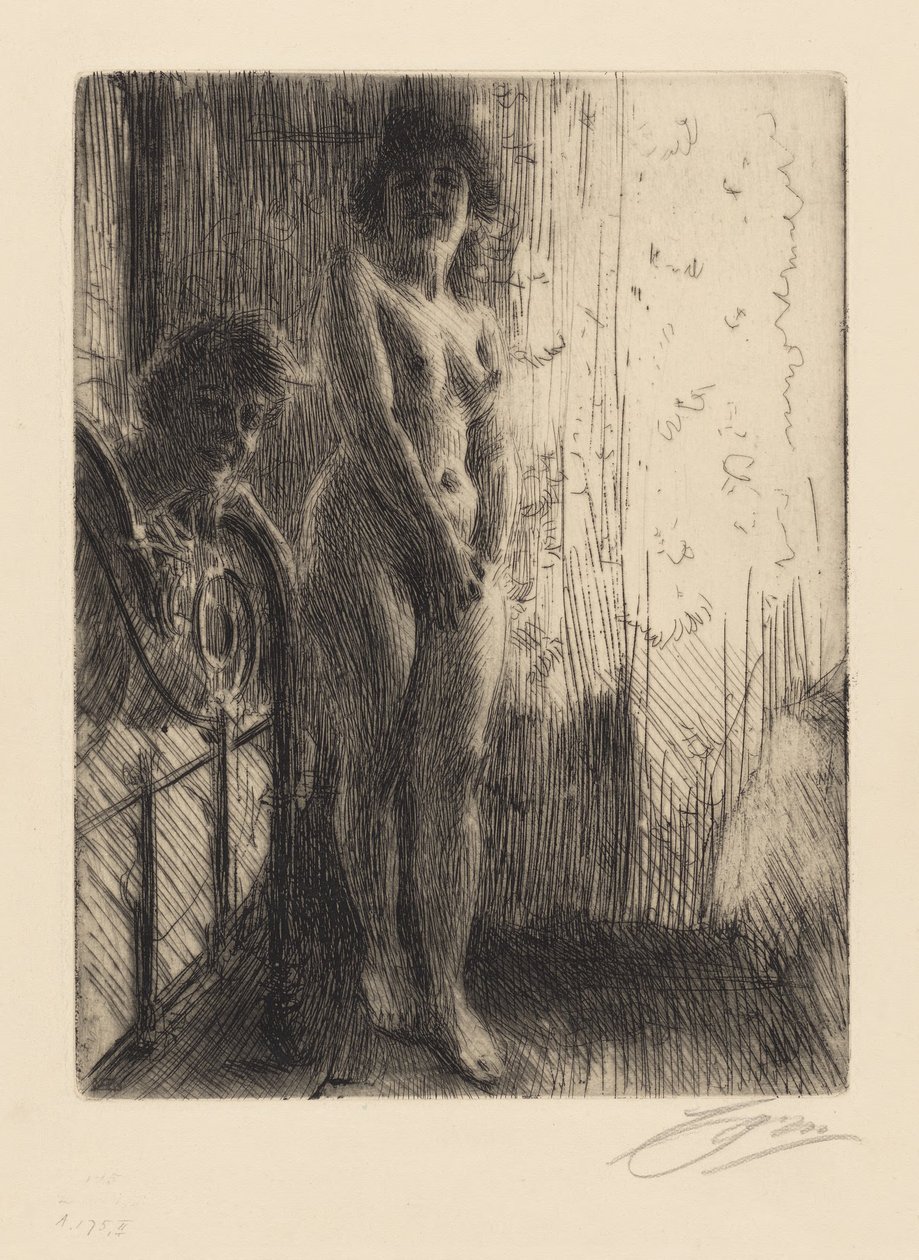 Aktstudie av Anders Zorn