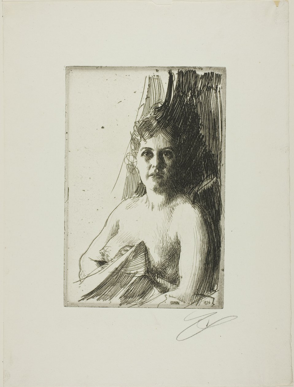 Nakenstudie III av Anders Leonard Zorn