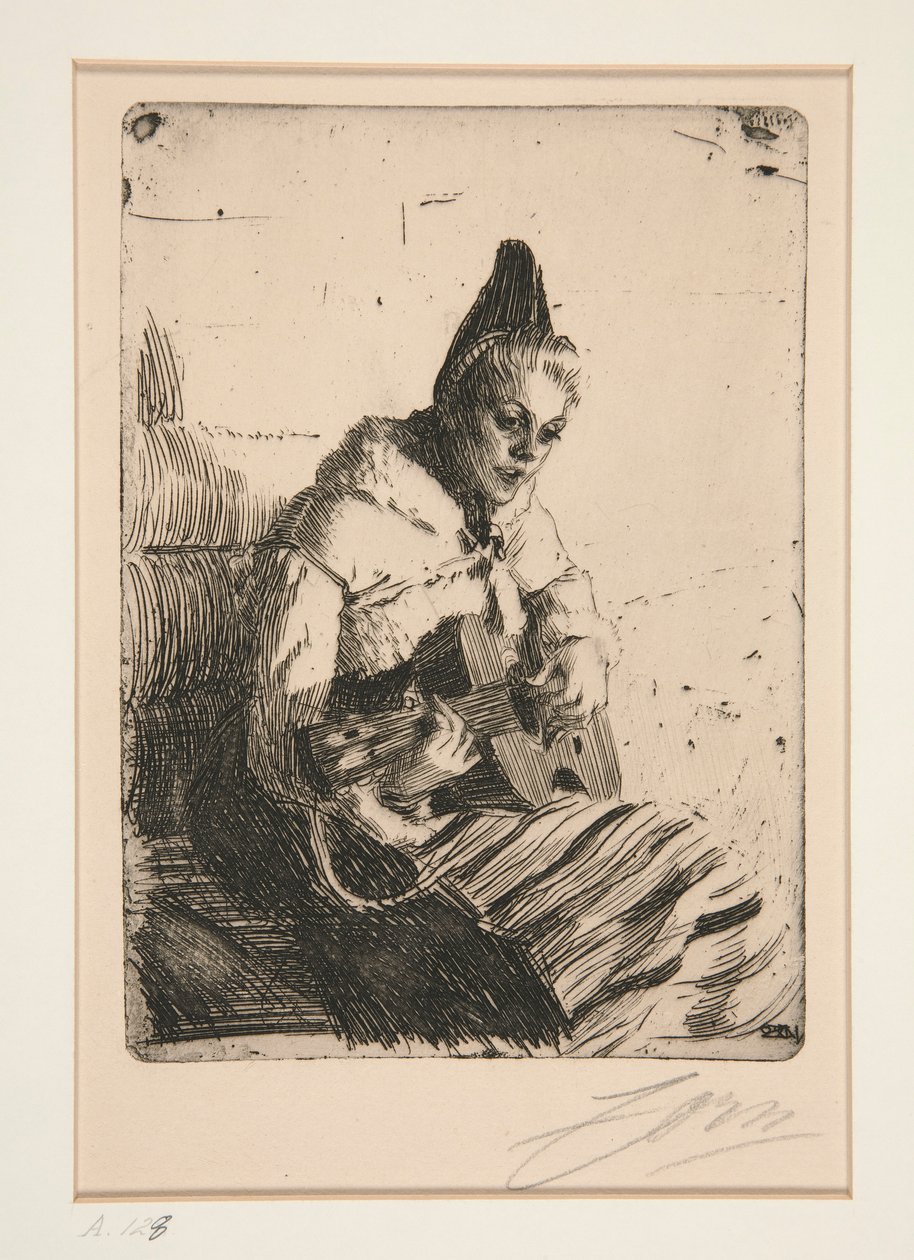 Gammel ballade II av Anders Leonard Zorn