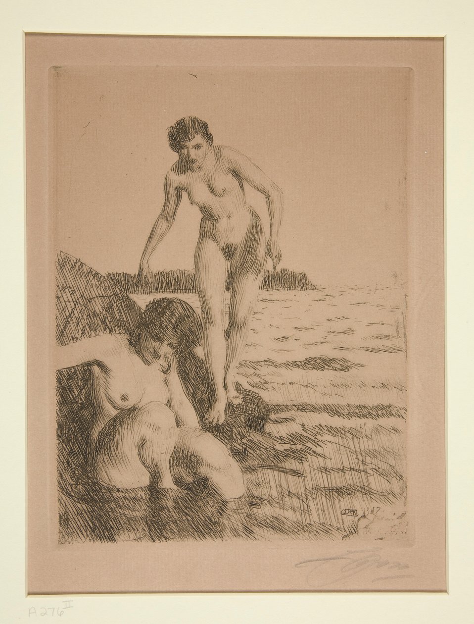 På Hemsøøya av Anders Leonard Zorn