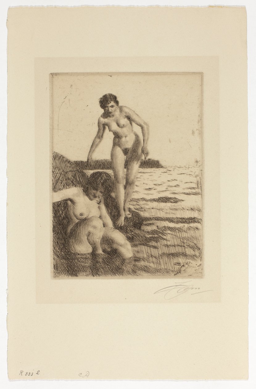 På øya Hemsö av Anders Zorn