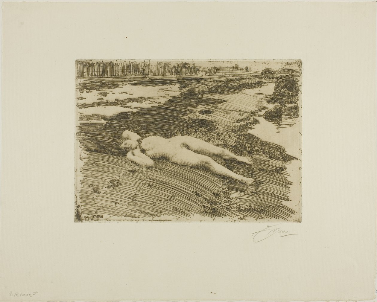 På sanden av Anders Leonard Zorn