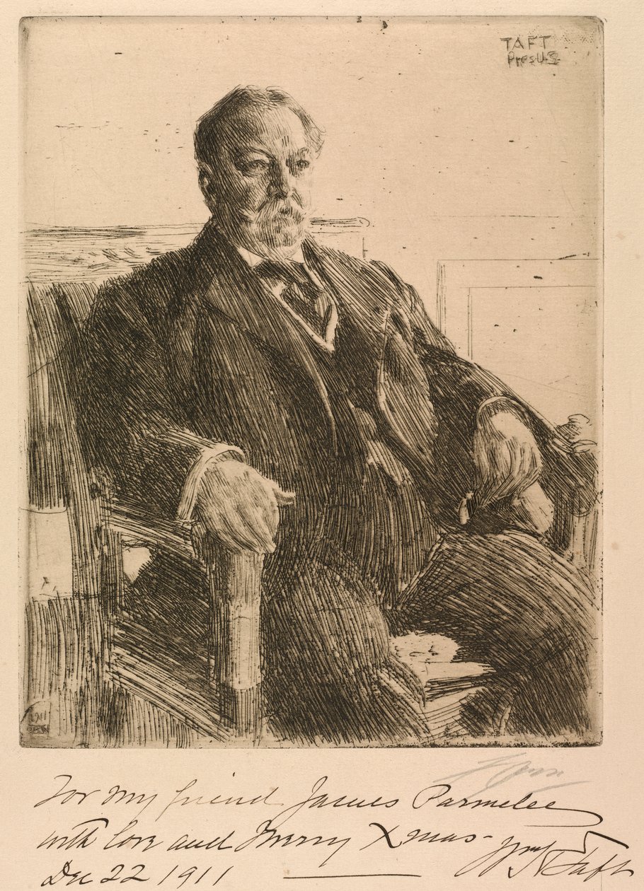 President William Howard Taft av Anders Leonard Zorn