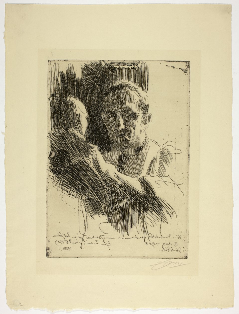 Prins Paul Troubetzkoy II (byste) av Anders Leonard Zorn