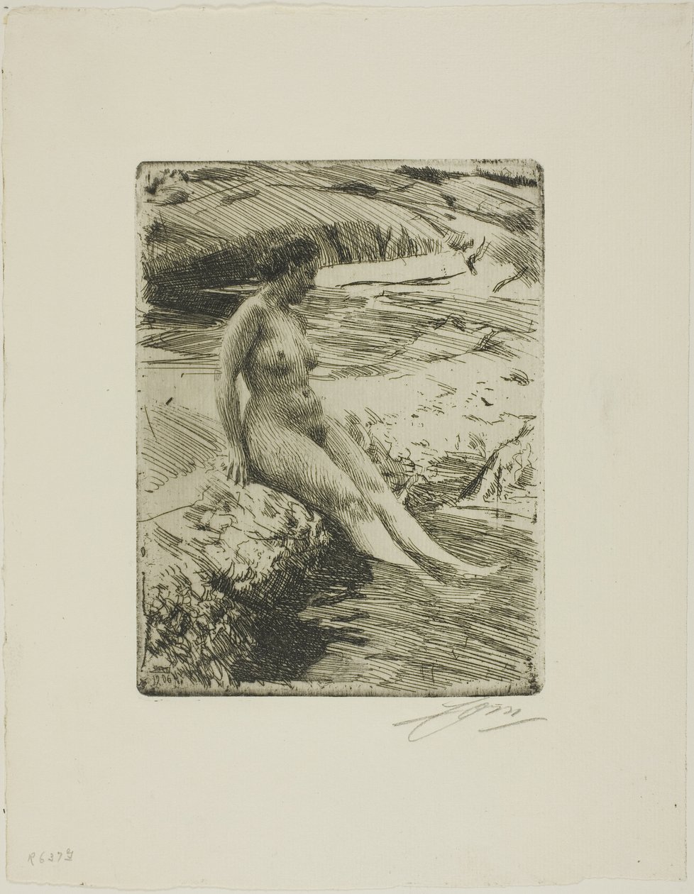 Sand havn av Anders Leonard Zorn
