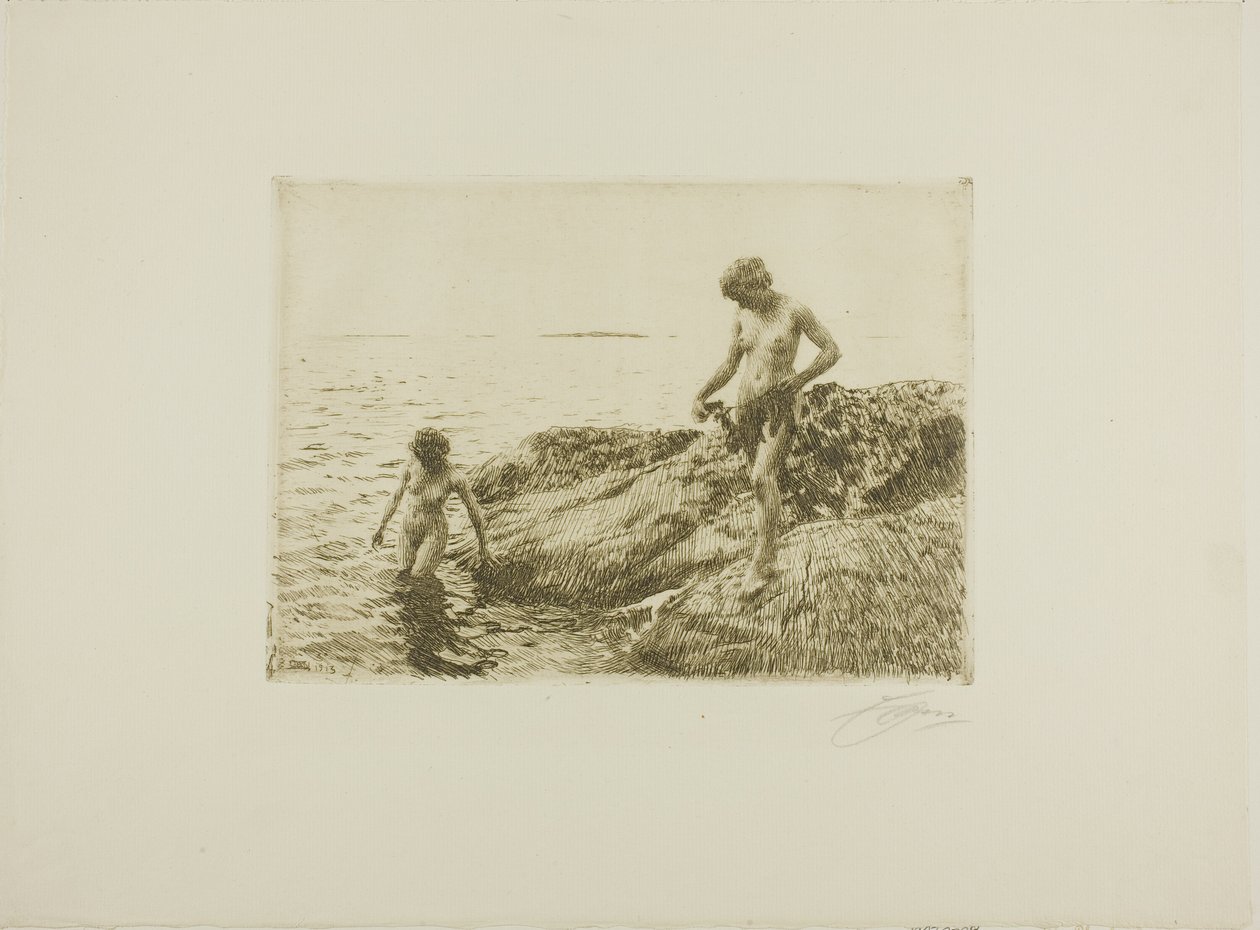 Seaward Skerries av Anders Leonard Zorn
