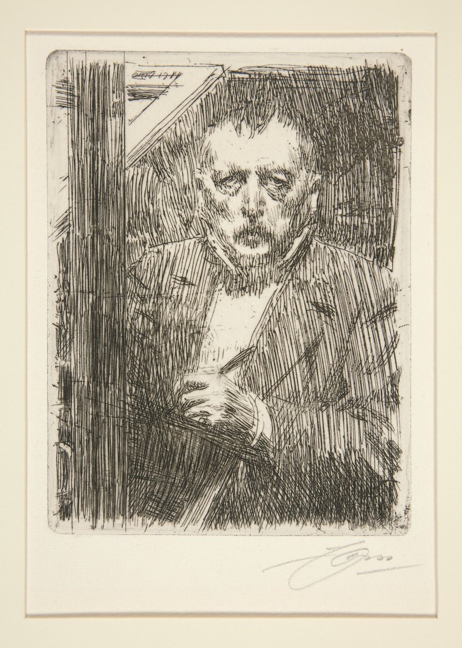 Selvportrett av Anders Zorn