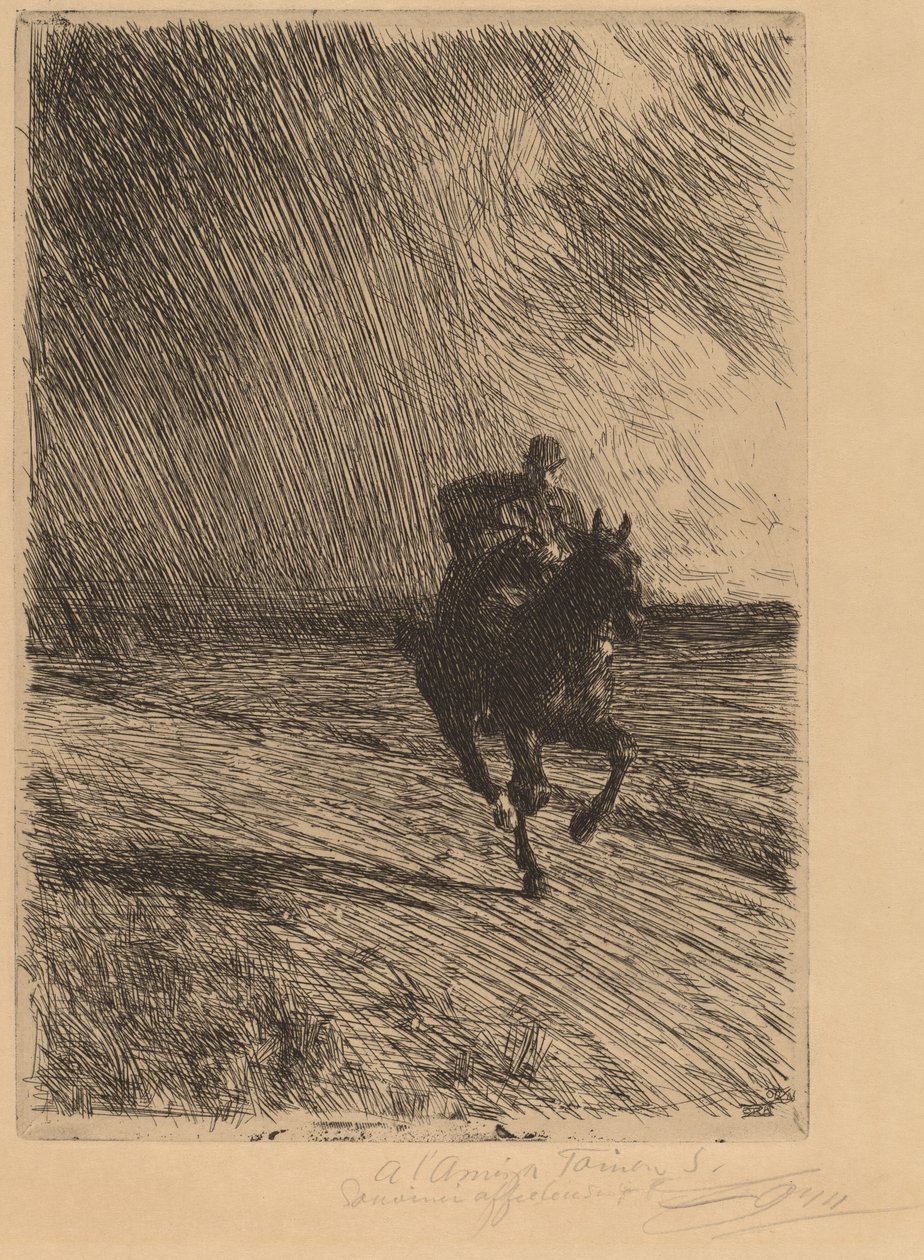 Storm av Anders Leonard Zorn