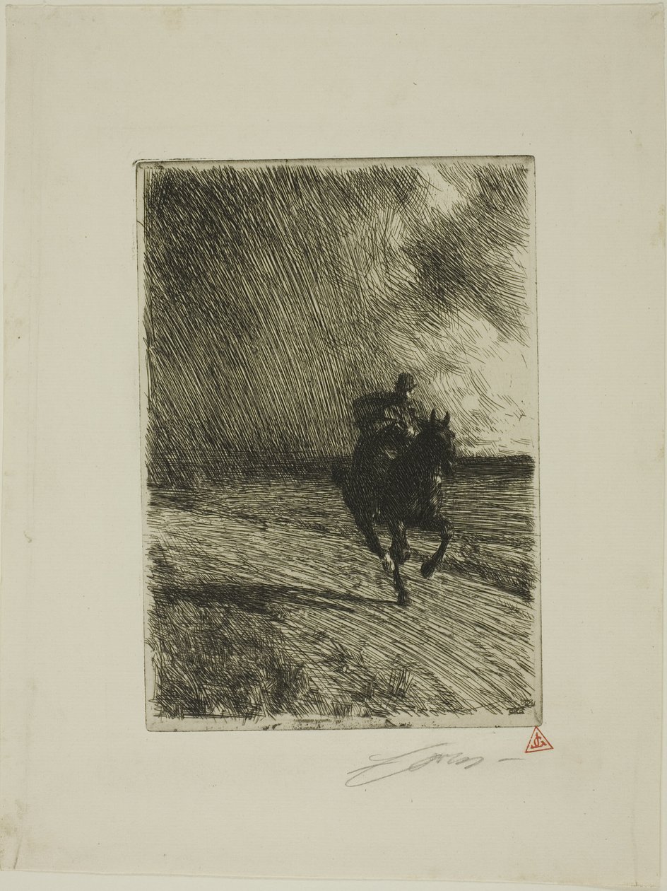 Storm av Anders Leonard Zorn